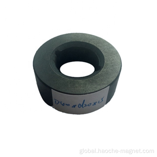 Ferrite Magnets 33.5mm Sintered Ferrite 8 Pole Magnetic Ring Factory